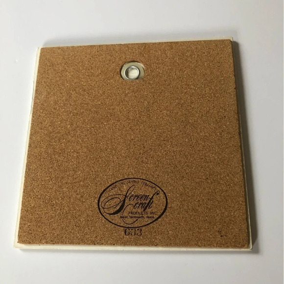 Vtg Screencraft Trivet  and Wall Hanging - Picture 2 of 6